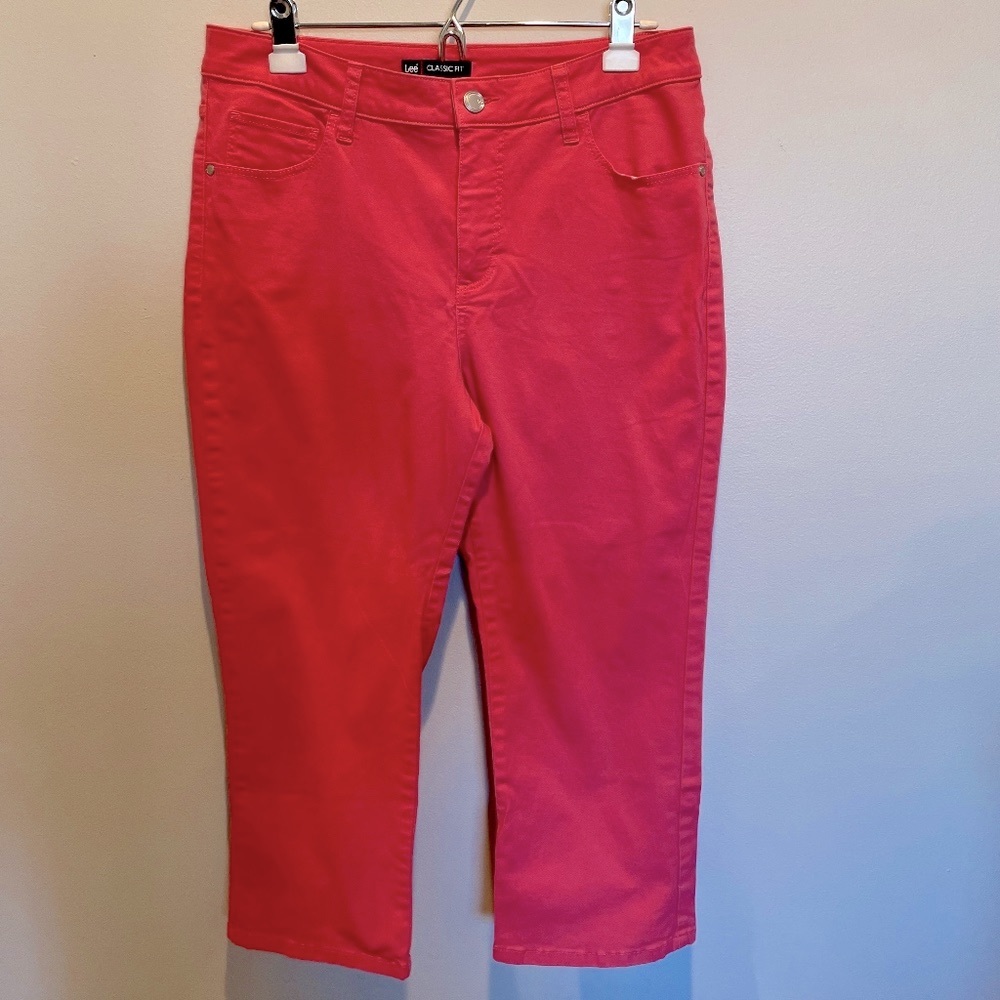 Lee Classic Fit Coral Crop Jeans - 12 Medium